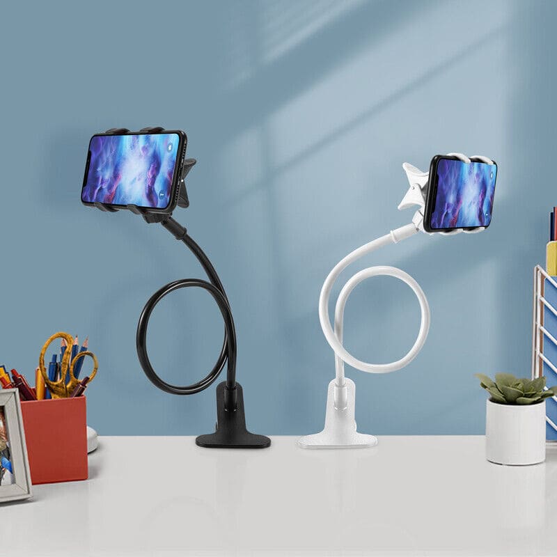 Goose Neck Flexible Phone Holder, Universal Lazy Mobile Phone Stand, Long Arm Cell Phone Holder, Car Mobile Clip Holder Stand, Multifunction Universal Long Arm Bracket, Portable Foldable Metal Lazy Stand Clamp Goose Neck Flexible Phone Holder, Universal Lazy Mobile Phone Stand, Long Arm Cell Phone Holder, Car Mobile Clip Holder Stand, Multifunction Universal Long Arm Bracket, Portable Foldable Metal Lazy Stand Clamp
